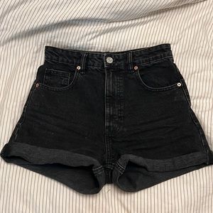 Zara high rise shorts
